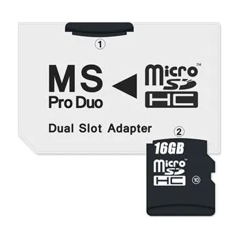 Čtečka paměťových karet CONNECT IT Adaptér MS PRO DUO 2x Micro SDHC DUAL SLOT