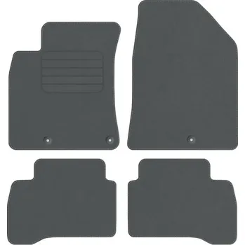 autokoberec Kobercové rohože Edecor velurové 4 ks