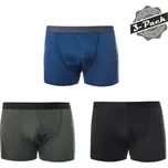 Pánské funkční trenky Sensor Merino Air 3-Pack Černá/tmavě modrá/olive M