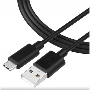 Datový kabel Taktický kabel s hladkým závitem USB-A / USB-C 2m Černý (57983104150)