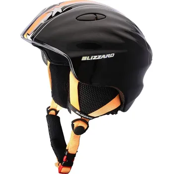 Juniorská lyžařská helma BLIZZARD-MAGNUM ski helmet, orange star shiny Černá 48/52 cm