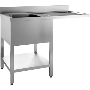 Myčka nádobí Gastrofans 700 DŘEZ POLICE MYČKA NÁDOBÍ PLOCHÁ BALENÍ 1 LEVÝ 1200