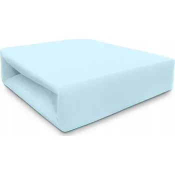 Prostěradlo Prostěradlo JERSEY 120x200 S GUMOU Světle Modrá