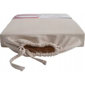 Prostěradlo PROSTĚRADLO JERSEY 160x200 +35 cm NA VYSOKOU MATRACE PREMIUM S GUMOU BÉŽOVÉ