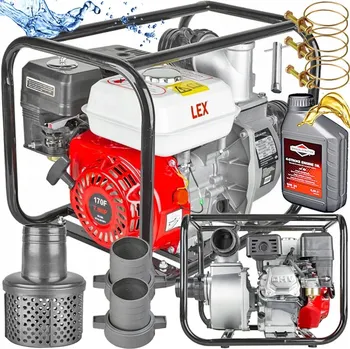 Zavlažovač Benzínová vodní pumpa Lex 5200 W, 1000 l/h