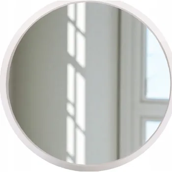 Zrcadlo Zrcadlo nástěnné LEJA kulaté fi475 BÍLÉ do předsíně obývacího pokoje STYLOVÉ
