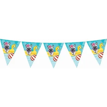 Girlanda (banner) Havajské Party Mops 3,6 m