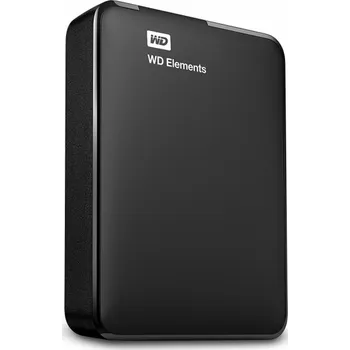 Ukládání dat Přenosný externí disk WD HDD Elements 4 TB Černobílý (WDBU6Y0040BBK-WESN)