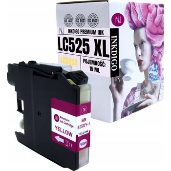 Žlutá inkoustová kazeta Inkdigo pro tiskárny Brother