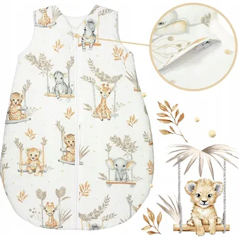 Zavinovačka LETNÍ DĚTSKÝ SPACÍ PYTEL 80-86 0,5 TOG BAVLNA 100%