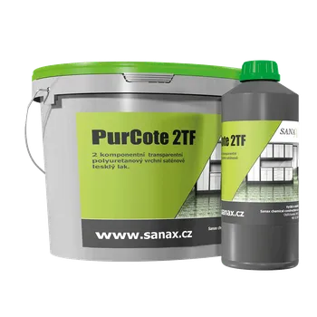 barva a nátěr na dřevo 2K transparentní polyuretanový saténově lesklý lak. | PurCote 2TF - 1,2kg