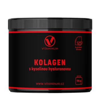 Léky na klouby a kosti Vitaminum - Vitaminum KOLAGEN s kyselinou hyaluronovou (citron) - 176g