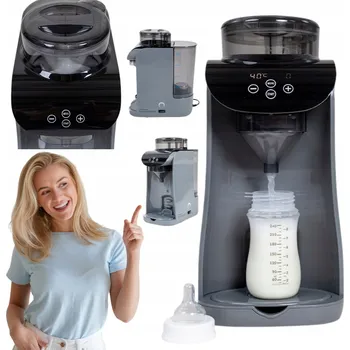 Topidlo Elektrický ohřívač lahví Luna Bambini černý šedý 550 W s LCD displejem