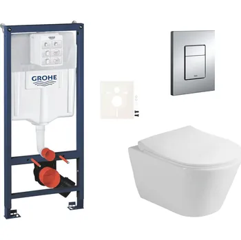 Sprchový set Grohe Závěsný wc set do lehkých stěn / předstěnová montáž Glacera Ava SIKOGRSAVAE SIKOGRSAVAE