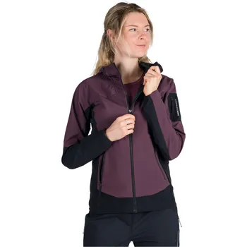 Dámská bunda Dámská turistická softshellová bunda NORTHFINDER-JANELL-810wineblack Červená L