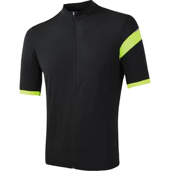 cyklistický dres Pánský dres Sensor Cyklo Coolmax Classic celozip true black S