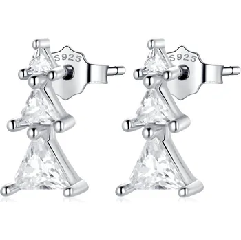 Náušnice Olivie Stříbrné náušnice STROMEČEK 5484 Ag 925; ≤1 g.