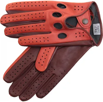 Rukavice Špongr Pánské kožené řidičské rukavice BOHEM hnědé Velikost: 9"