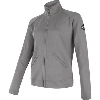 Dámská mikina Dámská mikina SENSOR Merino Upper celozip šedá S