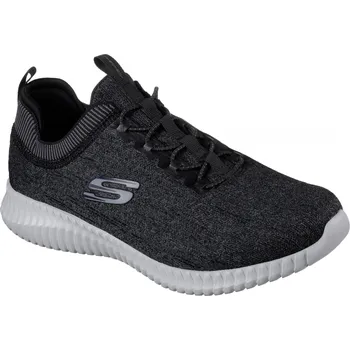 Dámská tenisová obuv Pánská rekreační obuv SKECHERS-Elite Flex Hartnell black/grey Černá 44