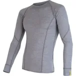 Pánské tričko SENSOR Merino Active dl. rukáv sv. šedá XL