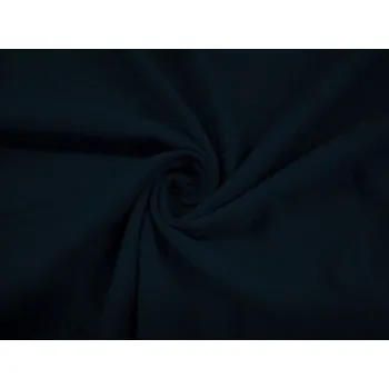 Manšestr, bavlněný útkový samet, jemný, tmavě modrý, látka, metřáž