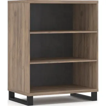 Knihovna Nízký regál ROSOLINI barva dub tabaco/matera