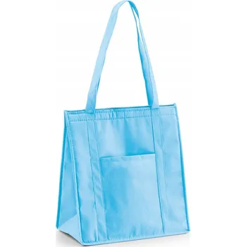 Termobox Termotaška Voyager s uchem, kapsou a suchým zipem, modrá, 10 l