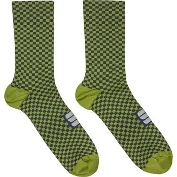 Pánské cyklistické ponožky SPORTFUL-Checkmate socks, guacamole blue sea Mix 40/43