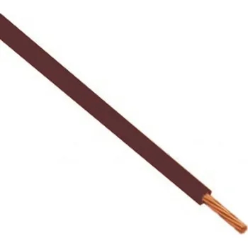 elektrický kabel Vodič CYA (H05V-K) 1 hnědý