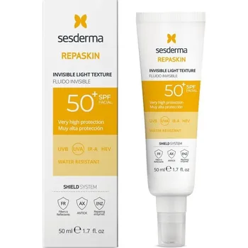 Přípravek na opalování Sesderma Repaskin Invisible Light Texture Opalovací krém SPF50+ 50 ml