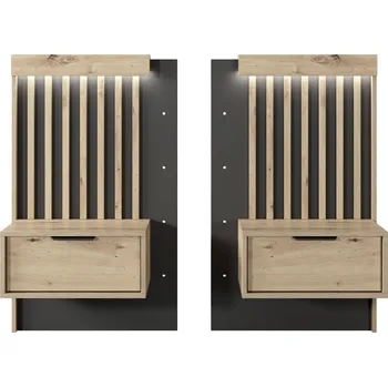 Noční stolek Laski Sada 2 nočních stolků Tally Zvolte osvětlení: bez osvětlení