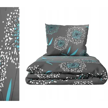 Povlečení HOTELOVÉ POVLEČENÍ 160x200 2x povlak na polštář, PAMPELIŠKY TYRKYSOVÁ