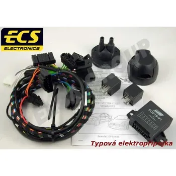 Tažné zařízení Typová elektropřípojka Opel Vectra 4+5 dveří 2003-2008 (C), 7pin, ECS