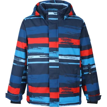 Chlapecká lyžařská bunda COLOR KIDS-Ski jacket AOP, AF 10.000, total eclipse 740685.7850 Červená 140