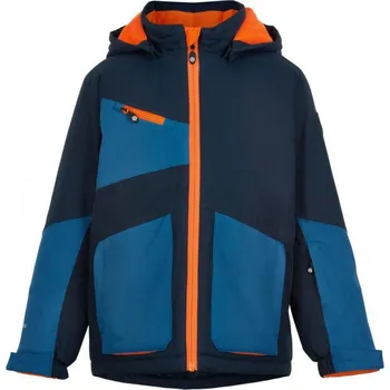 Chlapecká bunda Chlapecká lyžařská bunda COLOR KIDS-Ski jacket, boys, AF 10.000, total eclipse 740357.7850 Modrá 140