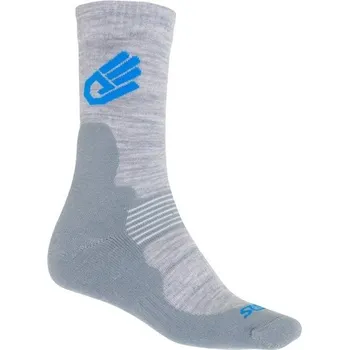 Pánské ponožky Ponožky SENSOR Expedition Merino Wool šedá/modrá M (6-8 UK)