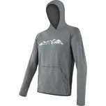 Pánská mikina SENSOR Merino Upper Mountains klokanka šedá XXL