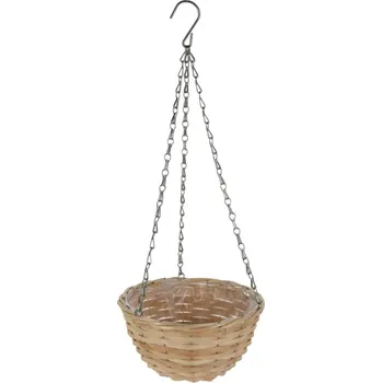 Květináč Béžový proutěný Květináč Home Styling Collection 30 cm x 1 x 16,5 cm