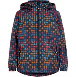 Chlapecká lyžařská bunda COLOR KIDS-Ski jacket, AOP, AF 10.000, total eclipse Modrá 110