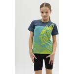 Dětský enduro dres Silvini Denni neonově žlutá/modrá 146-152