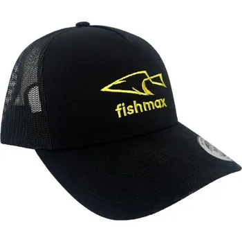 Kšiltovka FISHMAX - Kšiltovka s logem Černá Žlutá