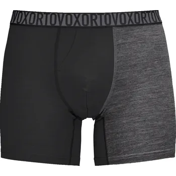 Boxerky Ortovox pánské merino boxerky 150 Essential Boxer Briefs M Barva: black raven, Velikost: L