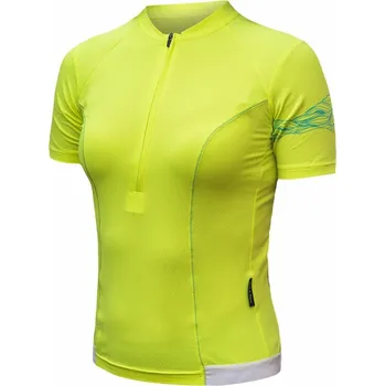 cyklistický dres Dámský dres Sensor Coolmax Entry neon yellow M