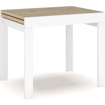 Jídelní stůl Jídelní rozkládací stůl MENFI dub artisan/bílá