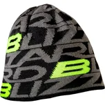 Pánská zimní čepice BLIZZARD-Dragon cap, black/green Šedá UNI