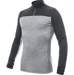 Pánské funkční tričko s dlouhým rukávem Sensor Merino Bold Cool gray/anthracite M
