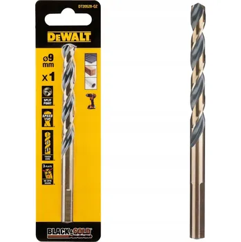 Vrták Vrták do kovu BLACK GOLD 9mm Dewalt