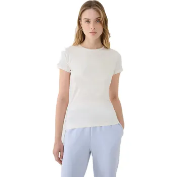 Dámské triko s krátkým rukávem 4F-TSHIRT F1995-11S-OFF WHITE Bílá S