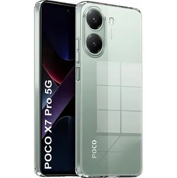 Pouzdro na mobilní telefon ULTRA POUZDRO TPU SLIM GUMOVÉ SILIKONOVÉ POUZDRO PRO POCO X7 PRO 5G + SKLO